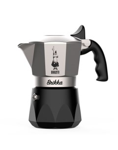 Гейзерная кофеварка Brikka 2023 с клапаном для пенки на 2 чашки 100мл Bialetti