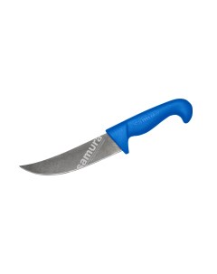 Нож кухонный SULTAN PRO Пичак 161 мм ТЭП синий AUS 8 с галт SUP 0086BBL Samura