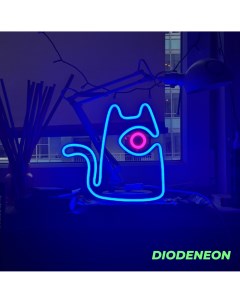 Неоновый LED светильник Магический кот Diodeneon