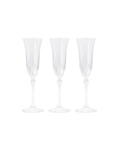 Набор бокалов для шампанского Le Stelle Gemma Sivigli хрустальное стекло 6шт 150мл LR 096 Nobrand