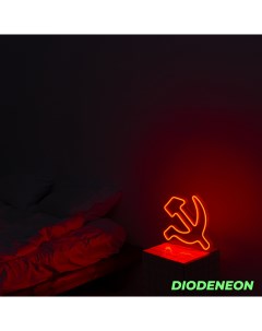 Неоновый LED светильник Серп и Молот Diodeneon