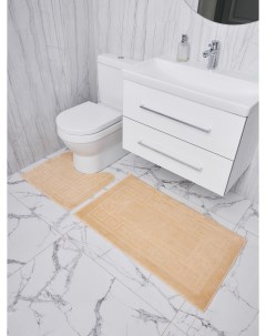 Набор ковриков для ванной Афины прямоугольный 100х60 см и 60х50 см Arloni