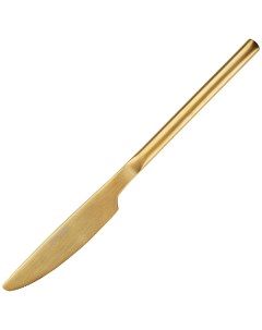 Нож столовый Саппоро бэйсик длина 22см нерж сталь золотой Kunstwerk