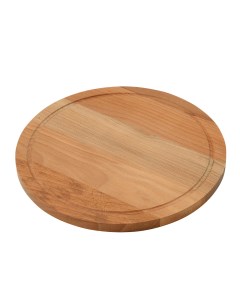 Разделочная доска ECO WOOD FOOD диаметр 28 круглая деревянная Kett-up