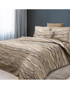 Комплект постельного белья Панорама Бязь 2 спальный Постель-виктория