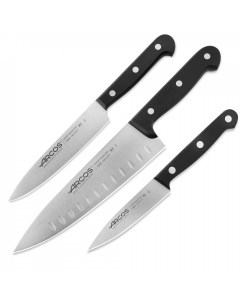 Набор кухонных ножей 3 шт 10 см 15 см 20 см Universal Arcos