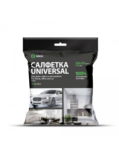 Салфетка микрофибра 220 г м 25 25 10шт УПАК IT 0459 Grass