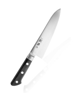 Нож кухонный поварской японский Шеф нож Сталь Mo V лезвие 18 см Япония Fuji cutlery