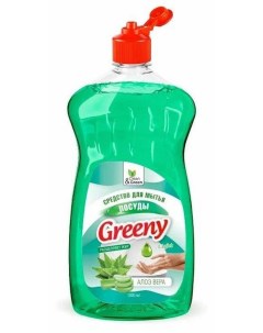 Средство Для Мытья Посуды Greeny Light 1000 Мл Алоэ Вера Clean Green Cg8156 Avs