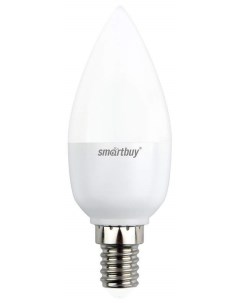 Лампа светодиодная E14 7W 6000K Свеча арт 663675 10 шт Smartbuy