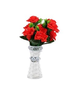 Букет из искусственных красных роз 40 см 203 01 Elvan