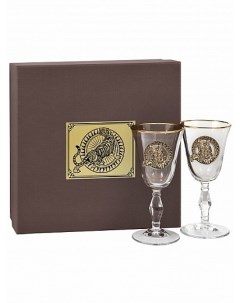 Набор бокалов для вина шампанского Тигр в подарочной коробке 10059304 Город подарков