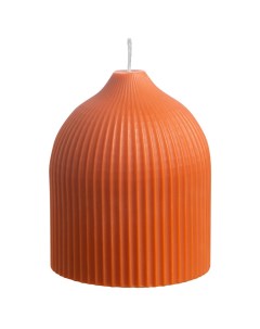 Свеча декоративная оранжевого цвета из коллекции edge 10 5см Tkano