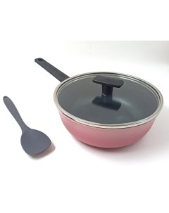 Алюминиевая сковорода с крышкой Colorido 24 см Розовый Wmf