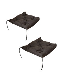 Комплект подушек на стул 40х40 Чёрный Электроком-в
