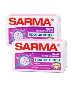 Комплект Хозяйственное мыло против пятен 140 г х 2 шт Sarma