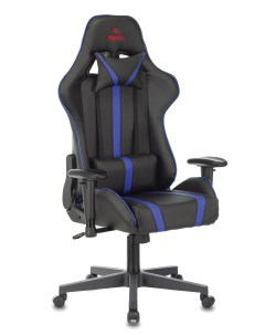 Кресло игровое VIKING A4 BL черный синий искусственная кожа Zombie