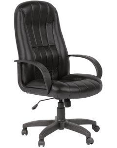Кресло офисное 685 кожа черная Евростиль