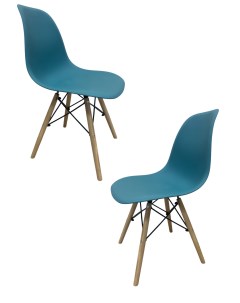 Комплект стульев 2 шт 623 1 морская волна Eames