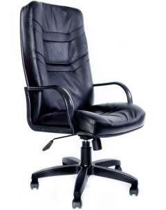 Кресло офисное Министр Стандарт M PP кожа черная Евростиль