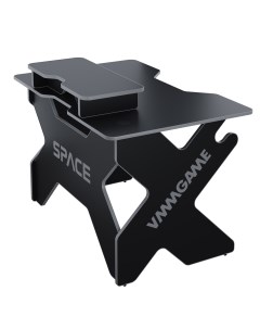 Игровой стол SPACE 120 DARK серый с подставкой для монитора BASE Vmmgame