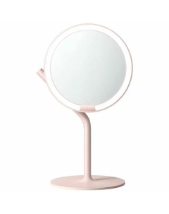 Зеркало косметическое Mini 2 Desk Makeup Mirror Pink AML117 P розовое Amiro