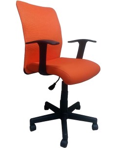 Компьютерное кресло Комфорт Т ткань сетка оранжевая Евростиль