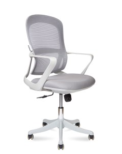 Офисное кресло Play LB grey серый пластик серая ткань Norden