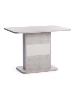Стол обеденный SMART ЛДСП 105 140х68 6х75 см Белый бетон Белый Tetchair