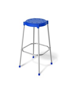 Комплект барных стульев 2 шт пластик металл синий Грин хауз