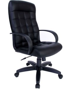 Компьютерное кресло Стиль Ультра экокожа черная Евростиль