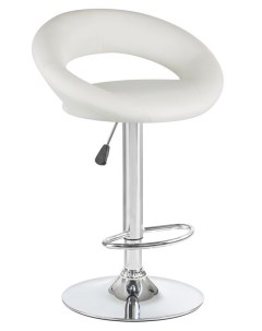 Барный стул MIRA D LM 5001 white хром белый Империя стульев