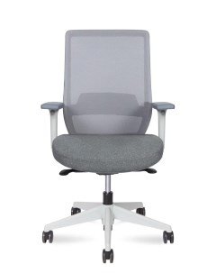 Офисное кресло Mono Grey LB серый пластик серая ткань серая сетка Norden