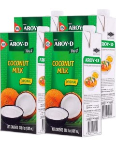 Кокосовое молоко 70 жирность 17 19 1 л х 4 шт Aroy-d