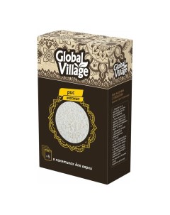 Рис Жасмин сорт первый в варочных пакетиках 80 г х 5 шт Global village