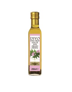 Масло оливковое Extra Virgin с ароматом орегано 0 25 л Divo