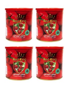 Томатная паста 800 г х 4 шт Red king