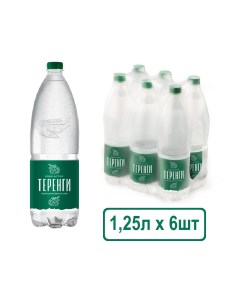 Вода питьевая негазированная 1 25 л х 6 шт Теренги
