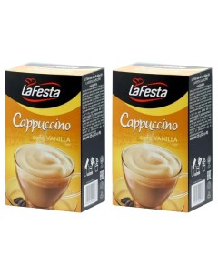 Кофе растворимый с натуральным кофе со Вкусом Ванили 12 5 г 2 упаковки по 10 шт Lafesta