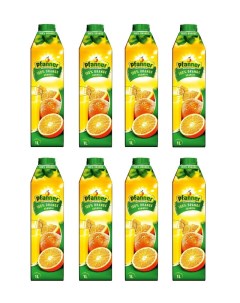 Сок апельсиновый 100 натуральный 8 шт по 1 л Pfanner