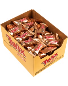 Шоколадные конфеты Minis Печенье карамель Коробка 1кг Twix