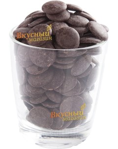 Шоколад горький 75 какао без лецитина в галетах Tanzanie 250 гр Cacao barry