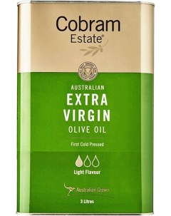 Оливковое масло Arbequina нераф Extra Virgin Light 3л Cobram estate