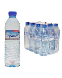 Минеральная вода негазированная 0 5 л х 12 шт Апаран