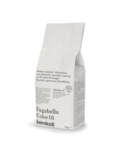 Затирка Fugabella Color полимерцементная 01 3 кг мешок Kerakoll