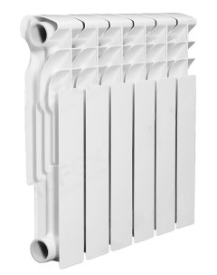 Биметаллический радиатор Base L Version 2 0 8 секций белый FB S500 8 L Valfex