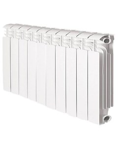 Алюминиевый радиатор Iseo 500 10 секций белый Global