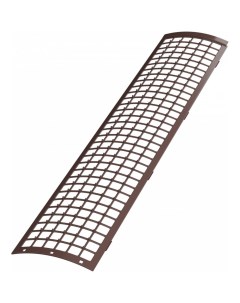 Защитная ПВХ решетка желоба 0 6 м коричневая TN386162 Технониколь