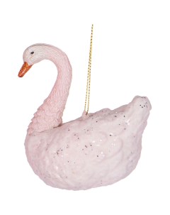 Елочная игрушка Лебедь 862 429 1 шт розовый Lefard