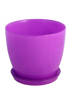 Цветочный горшок Джина 3 4840157519_ фиолетовый Ninaglass